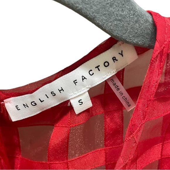 English Factory Windowpane Sheer stop - Picture 4 of 7